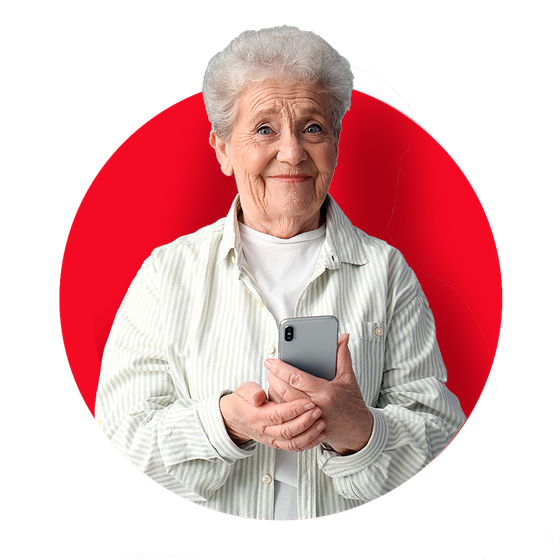 Silvercell Wireless customer checking a phone number