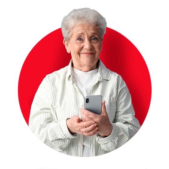 Silvercell Wireless customer checking a phone number