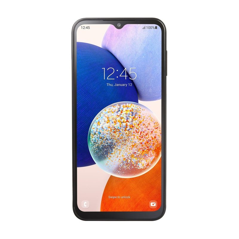 Samsung A14 Smartphone shown from the front.