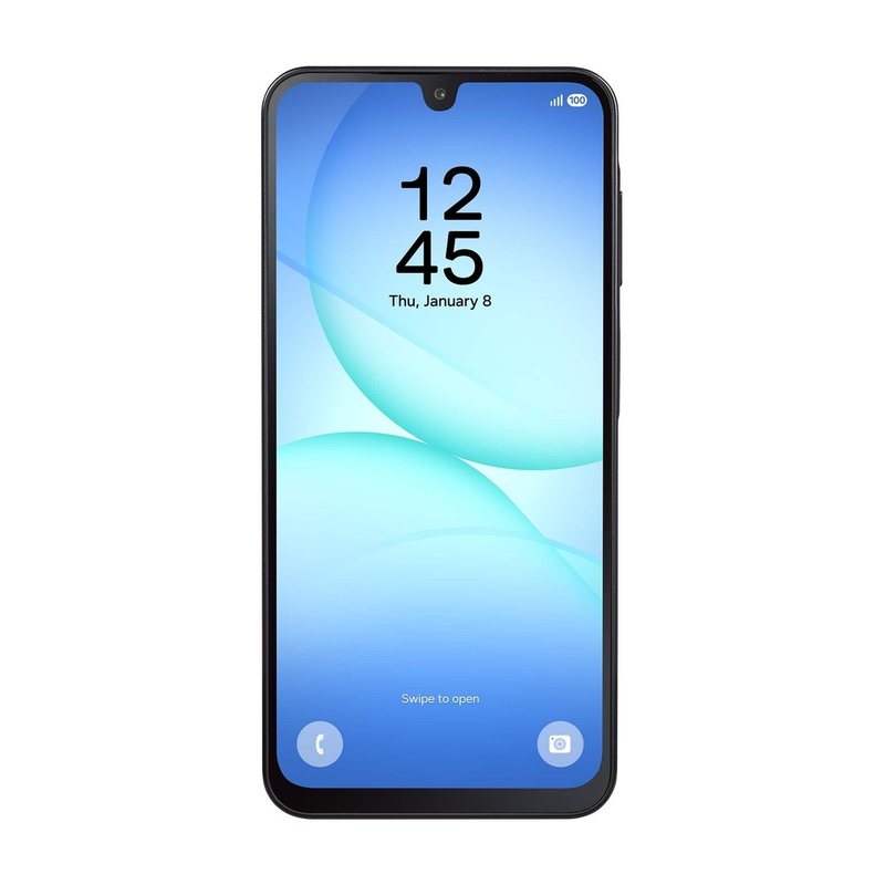 Samsung A17 Smartphone shown from the front.