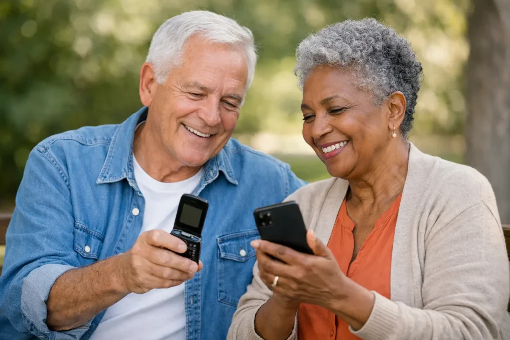 Flip Phone vs Smartphone for Seniors - Which Is Best?